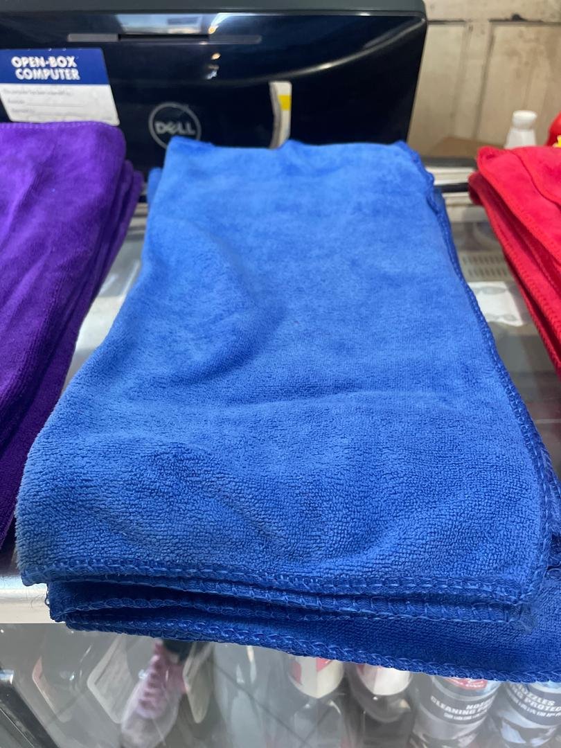 MICROFIBER TOWEL SMALL  (BLUE)